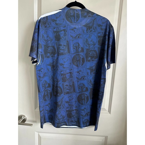 EUC Star Wars Comics All Over Print Mad Engine Polyester Shirt Sz. Large - Picture 3 of 4